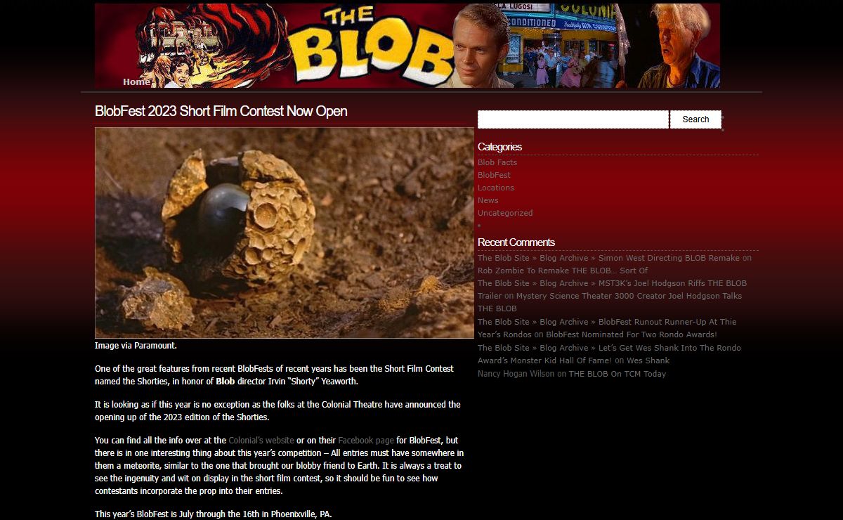 The Blob Site
