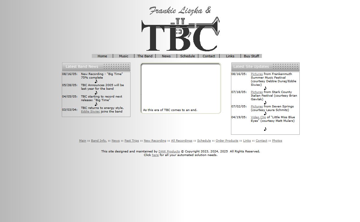 Frankie Liszka & TBC :: Home