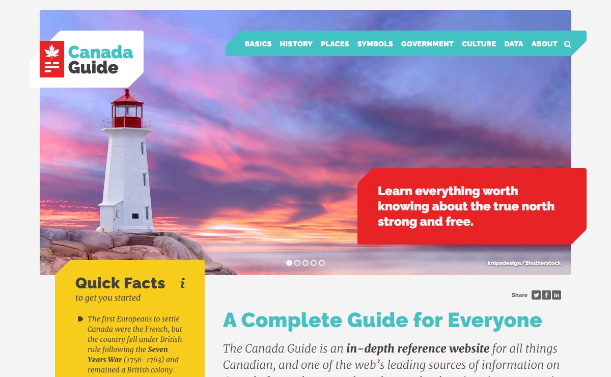 The Canada Guide | In-depth reference website for all things Canadian