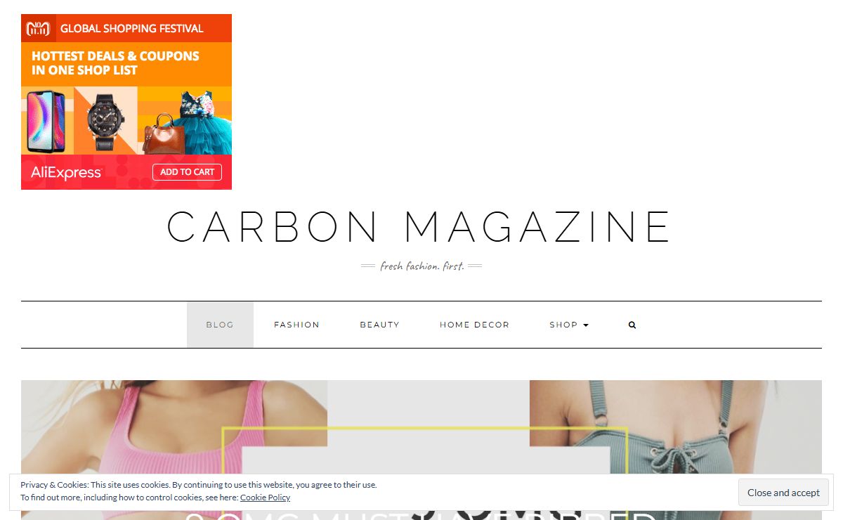 Carbon Magazine | Fresh fashion. First.