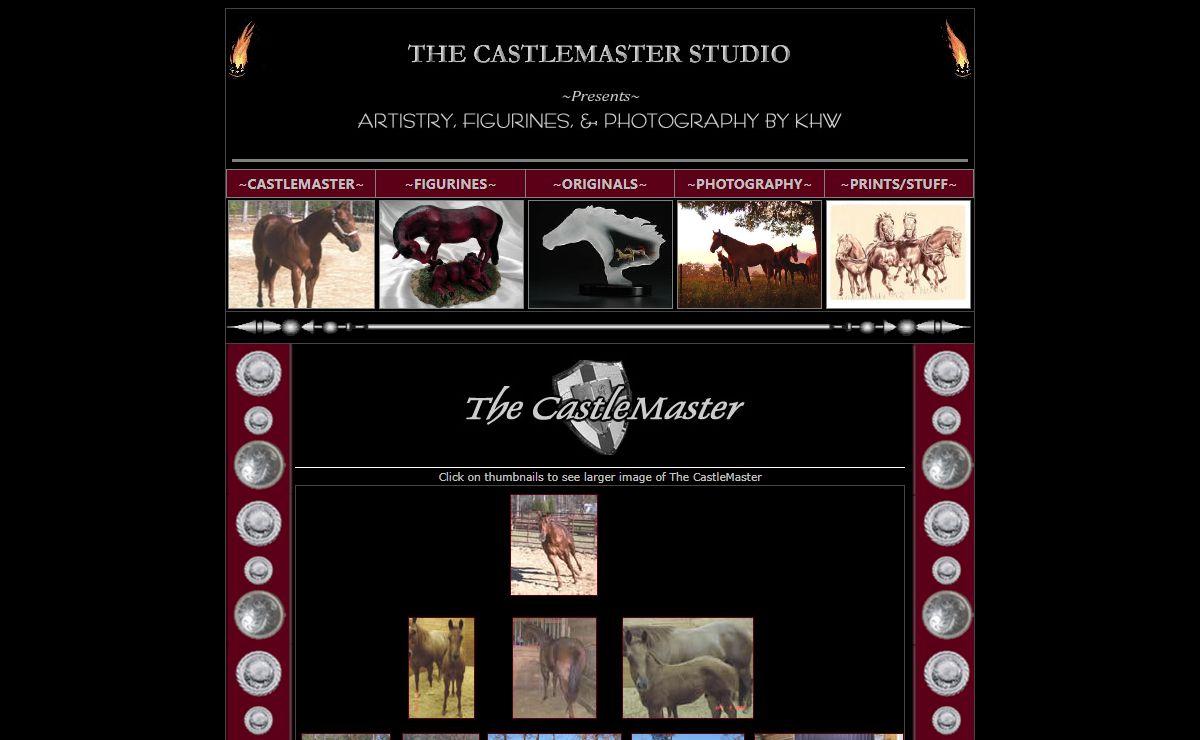 "The Castlemaster Studio of Fine Equine Art"