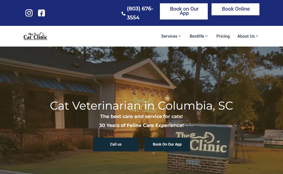 The Cat Clinic | Cat Veterinarian at Columbia