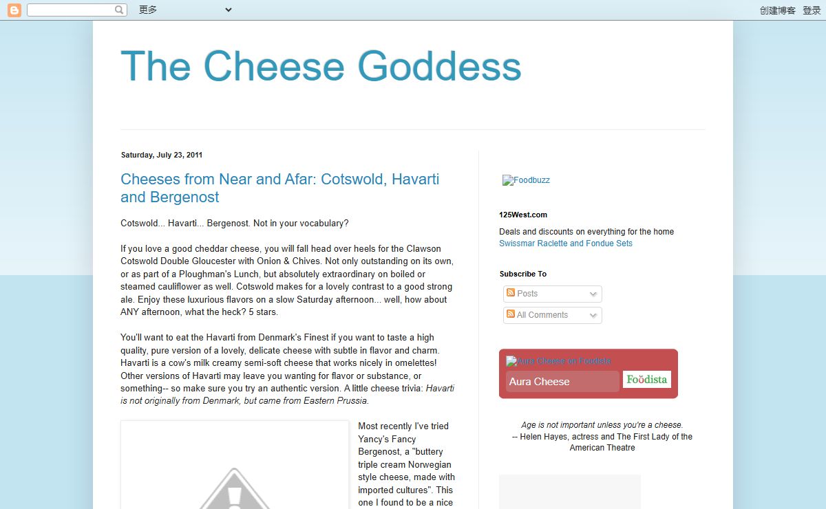 The Cheese Goddess
