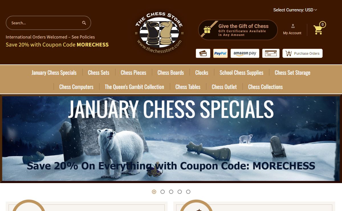 Chess Sets for Beginners, Club Players, and Collectors at The Chess Store
