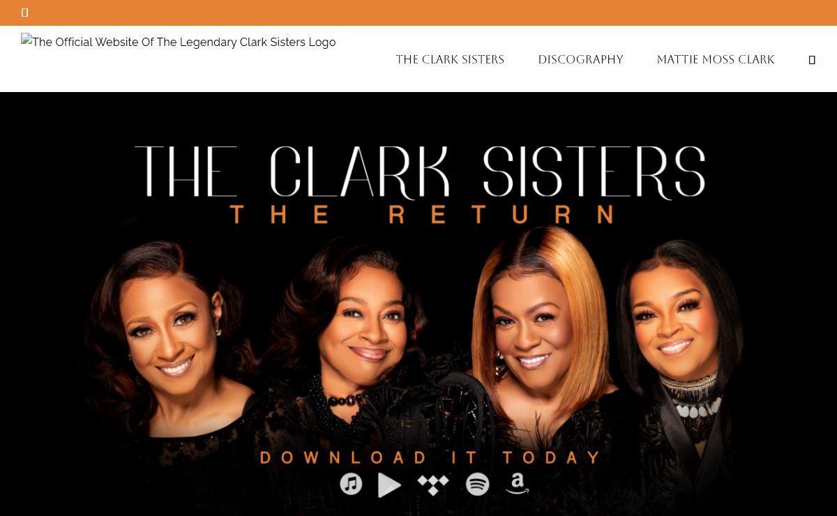 The Official Website Of The Legendary Clark Sisters