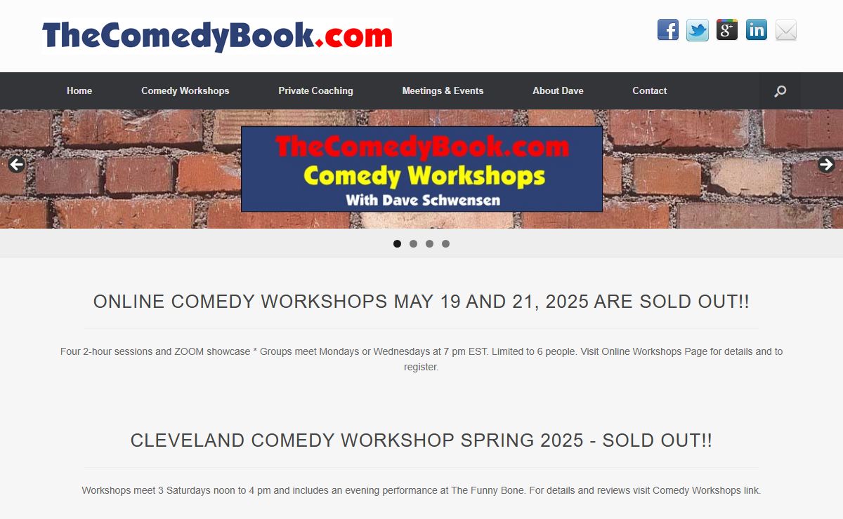 thecomedybook – Workshops and Coaching