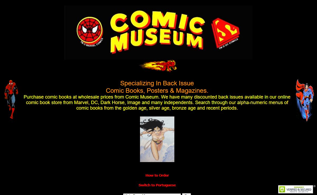 Comic Museum - Old Marvel, DC and independent comic books for sale at wholesale prices