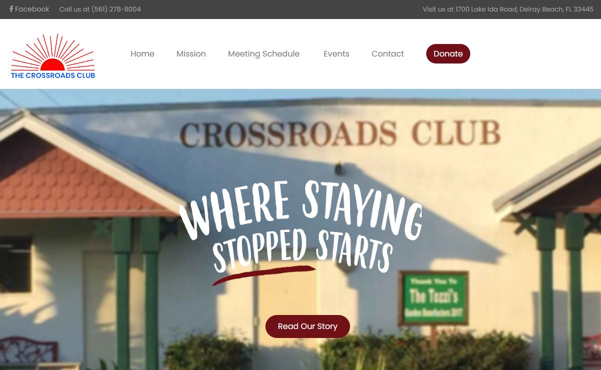 The Crossroads Club – Where staying stopped starts