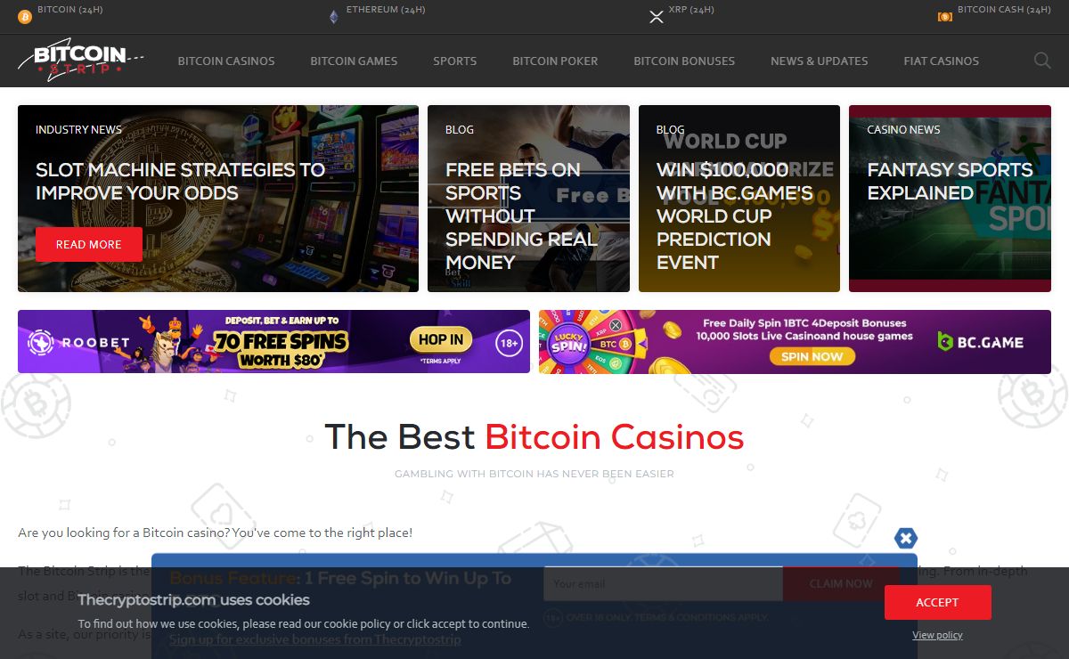 Bitcoin Casinos - The Best Crypto Casino Gambling Sites