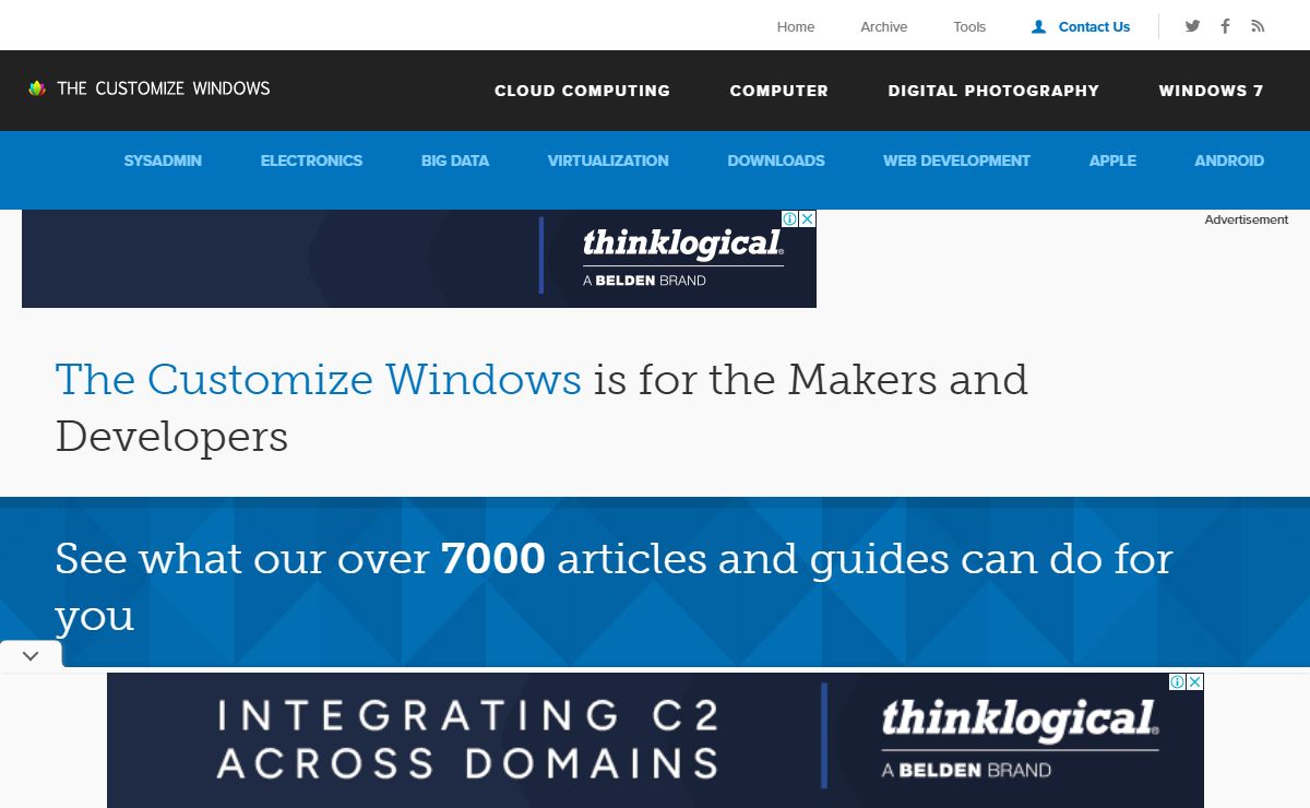 The Customize Windows - Technology Journal