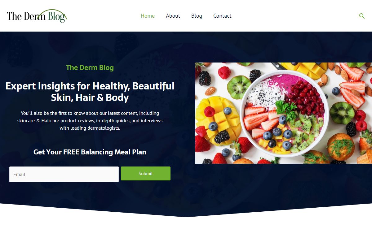 Beauty, Health & Nutrition: Skin, Hair & Body | The Derm Blog