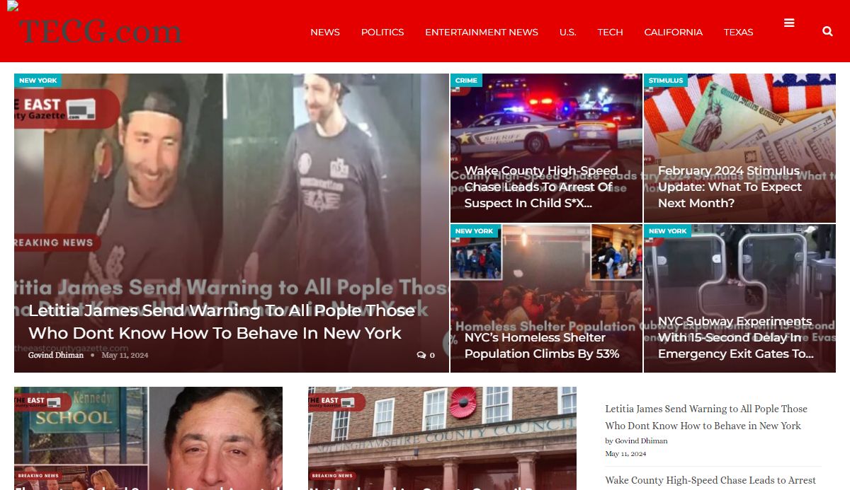 The East County Gazette - Local News