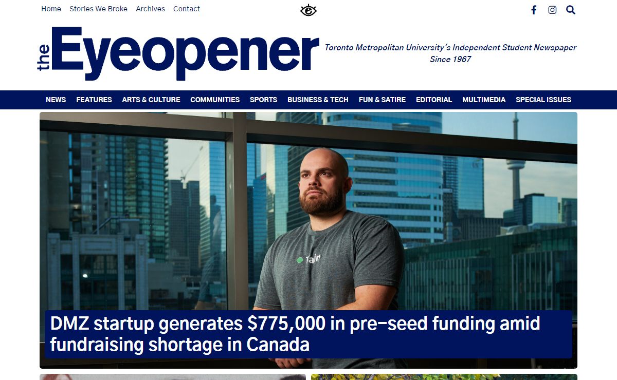 The Eyeopener – Toronto Metropolitan University's Independent Student Newspaper Since 1967