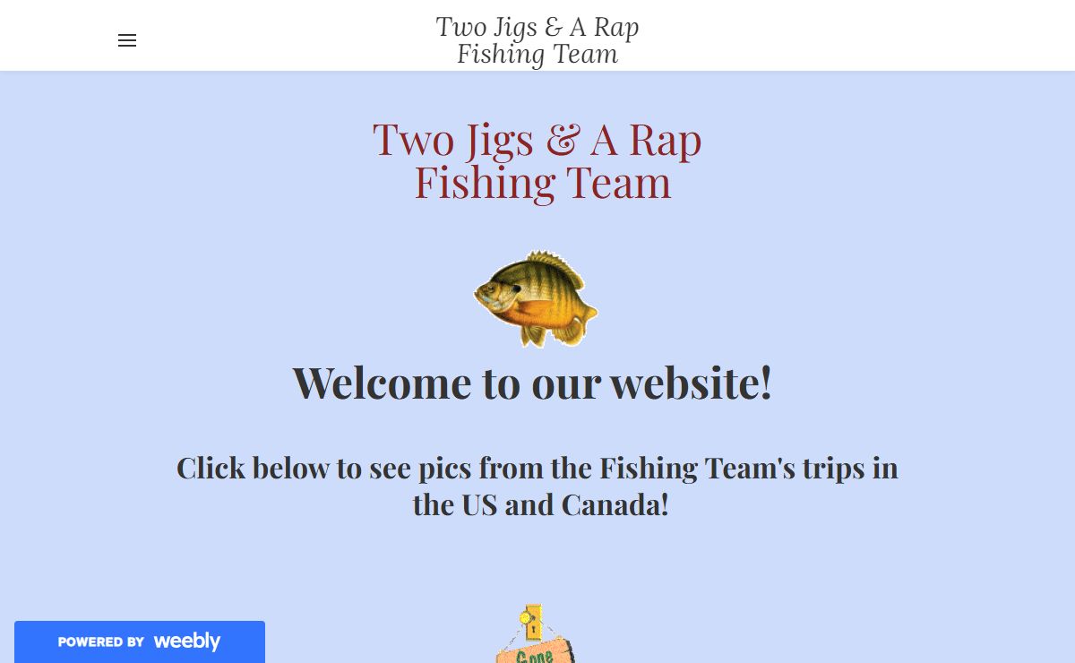 Two Jigs & A Rap Fishing Team - Home