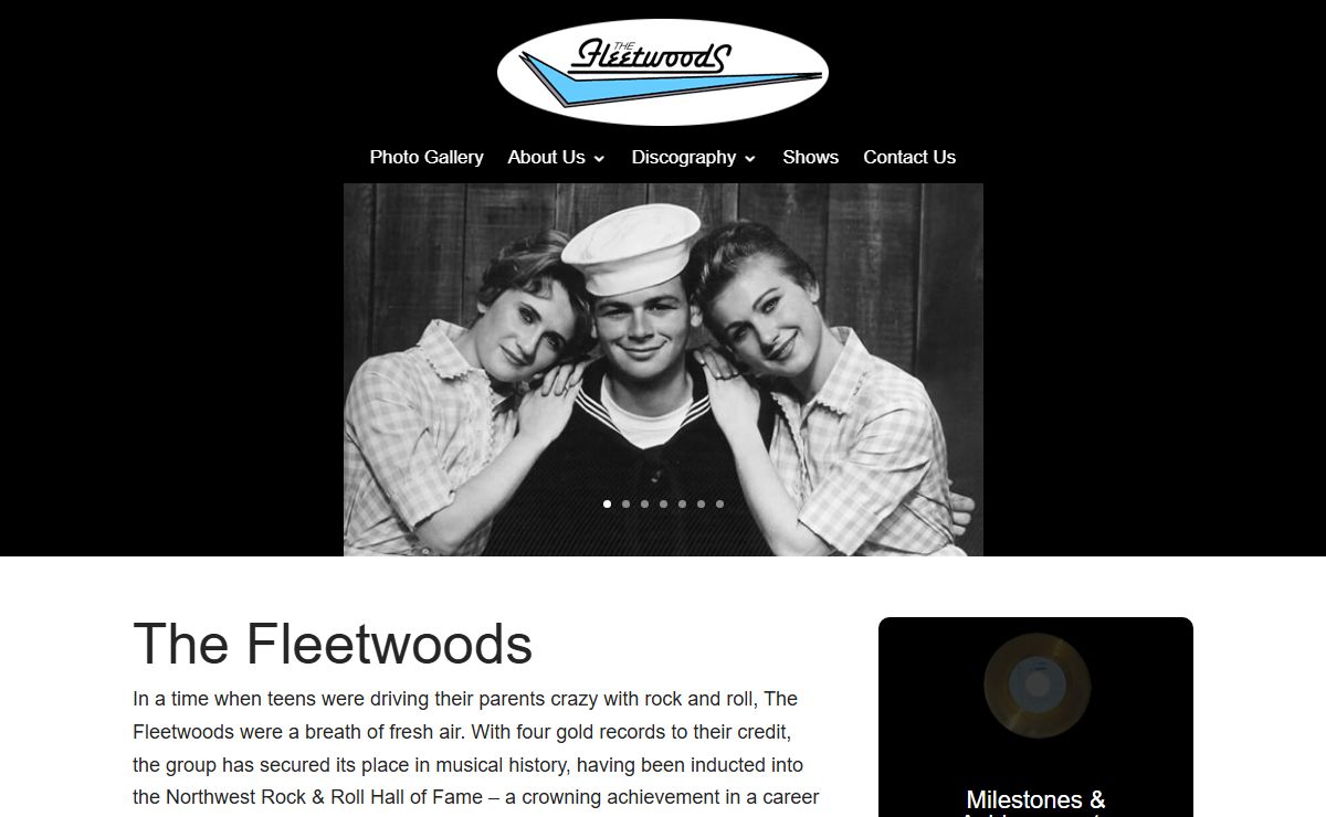 The Fleetwoods | In a time when teens were driving their parents crazy with rock and roll, The Fleetwoods were a breath of fresh air.