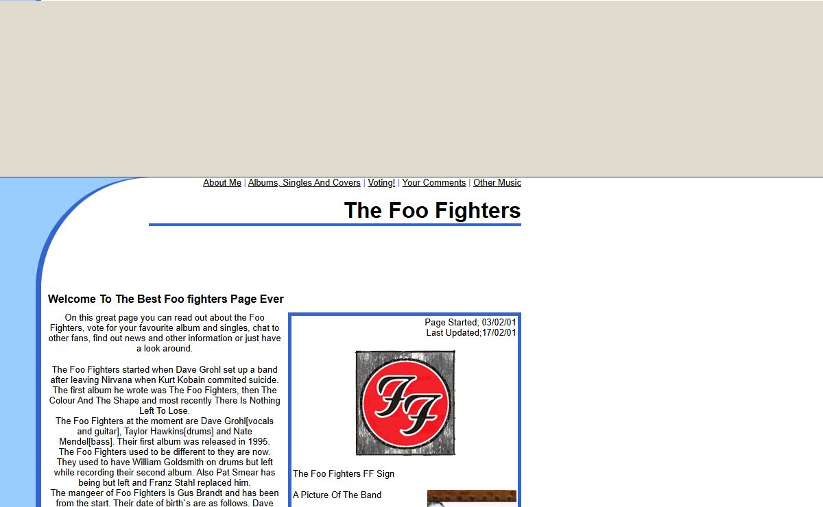 The Foo Fighters