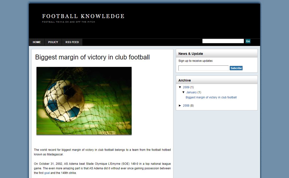 Football Knowledge