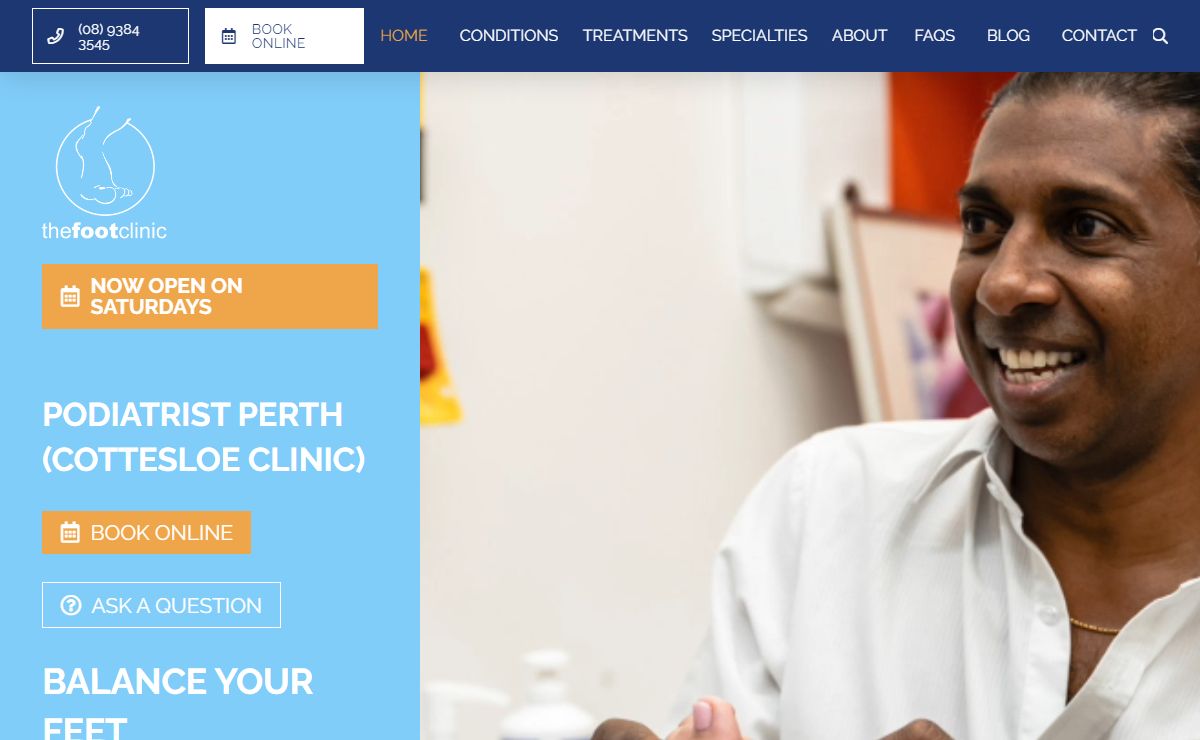 Podiatrist Perth | Podiatry Clinic in Cottesloe | The Foot Clinic