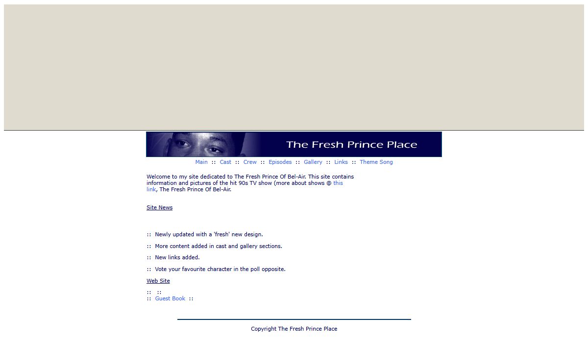 The Fresh Prince Place