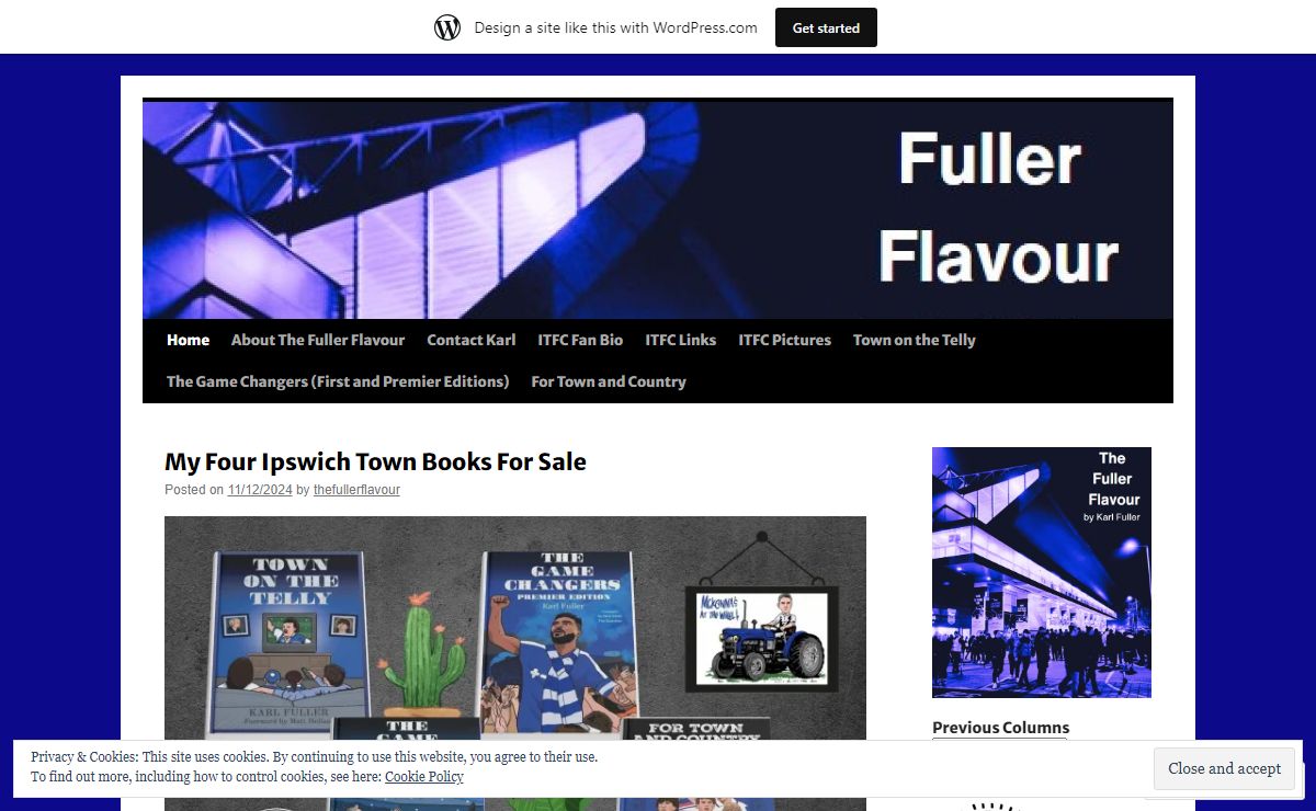 The Fuller Flavour | When a passion for writing and Ipswich Town join together…