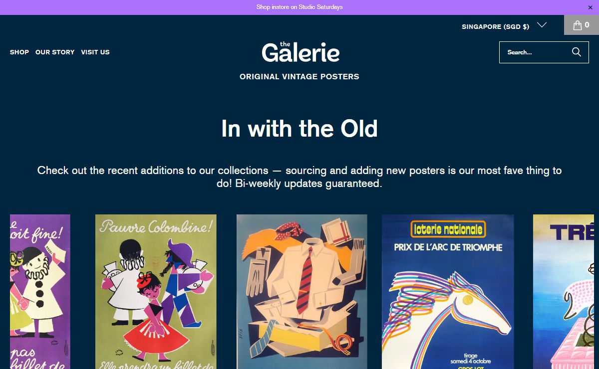 Dealers of Original Vintage Posters - The Galerie Fitzroy, Melbourne