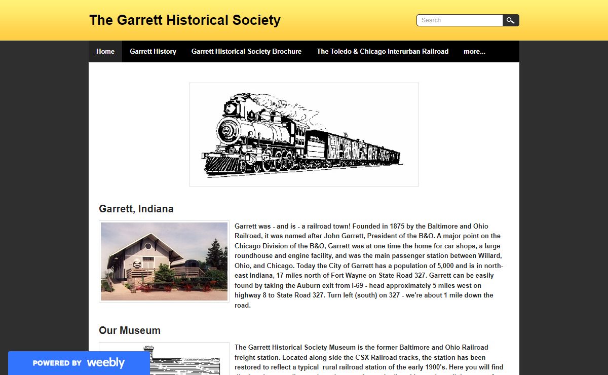 The Garrett Historical Society - Home