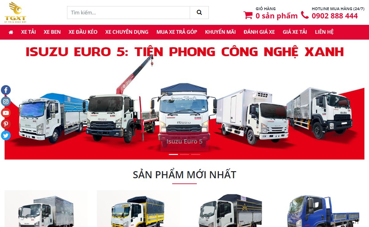 Đại Lý Xe Tải Chính Hãng TPHCM - Thế Giới Xe Tải