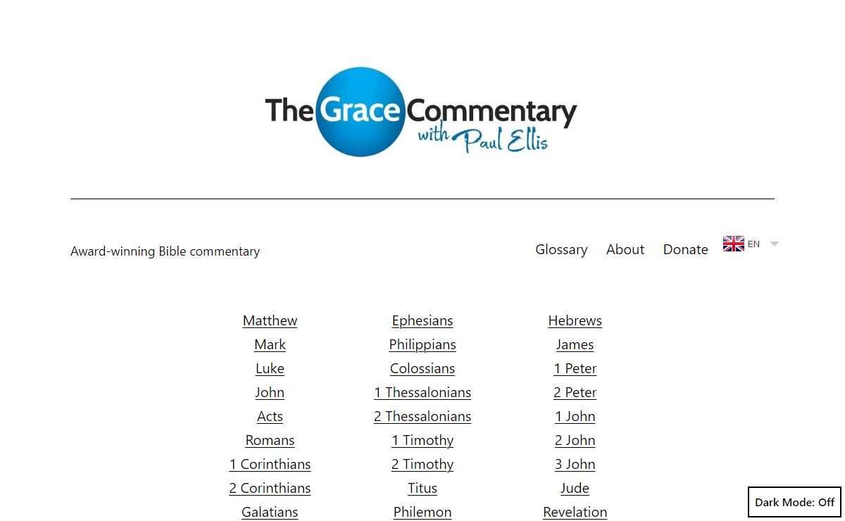 The Grace Commentary – Award-winning Bible commentary