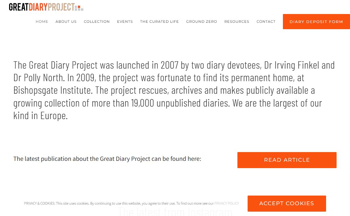 The Great Diary Project