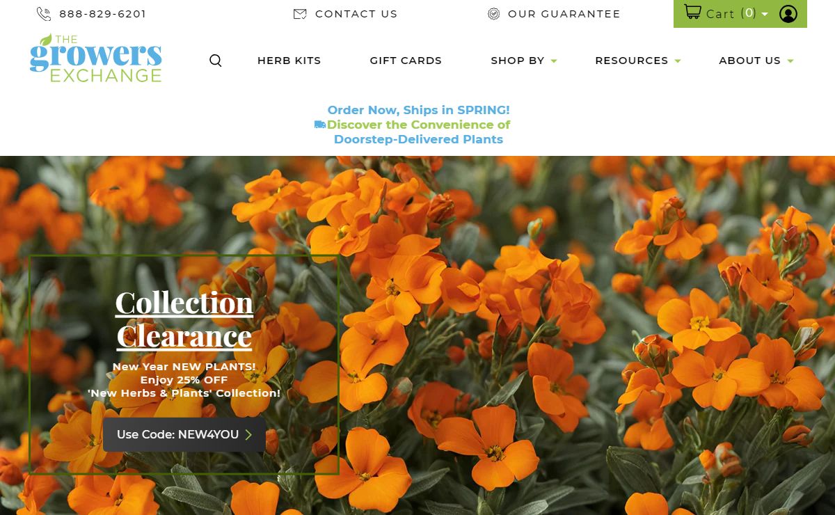 Buy Plants Online | Herb Plants For Sale | The Growers Exchange
