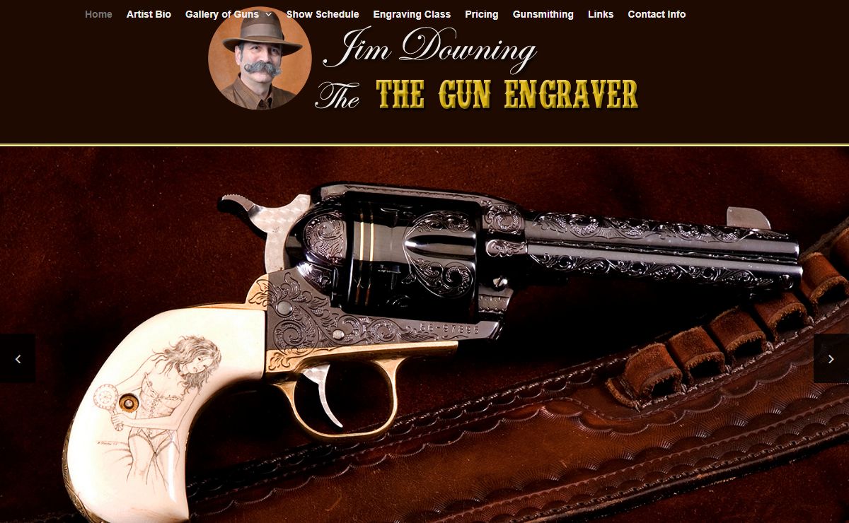 The Gun Engraver, Jim Downing - Fine Engraving of Guns