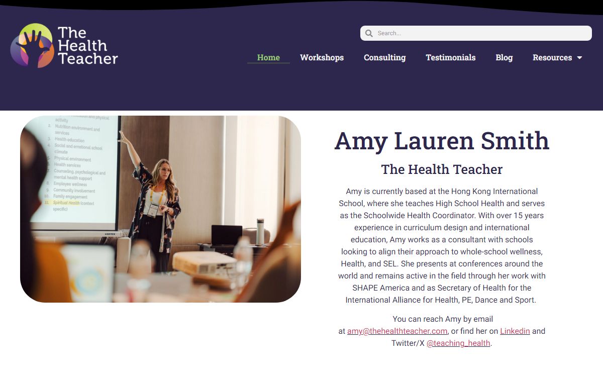 Home - The Health Teacher