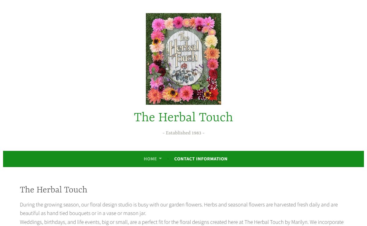 The Herbal Touch – Established 1983