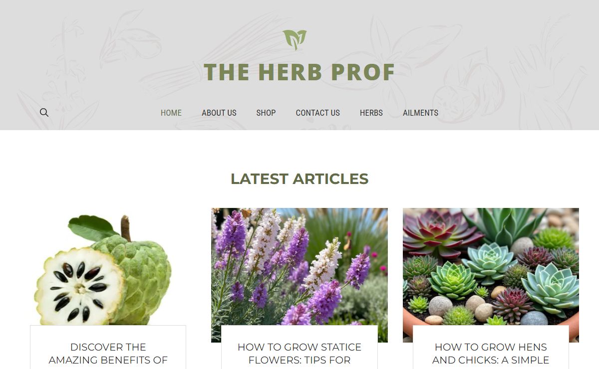 Home - The Herb Prof