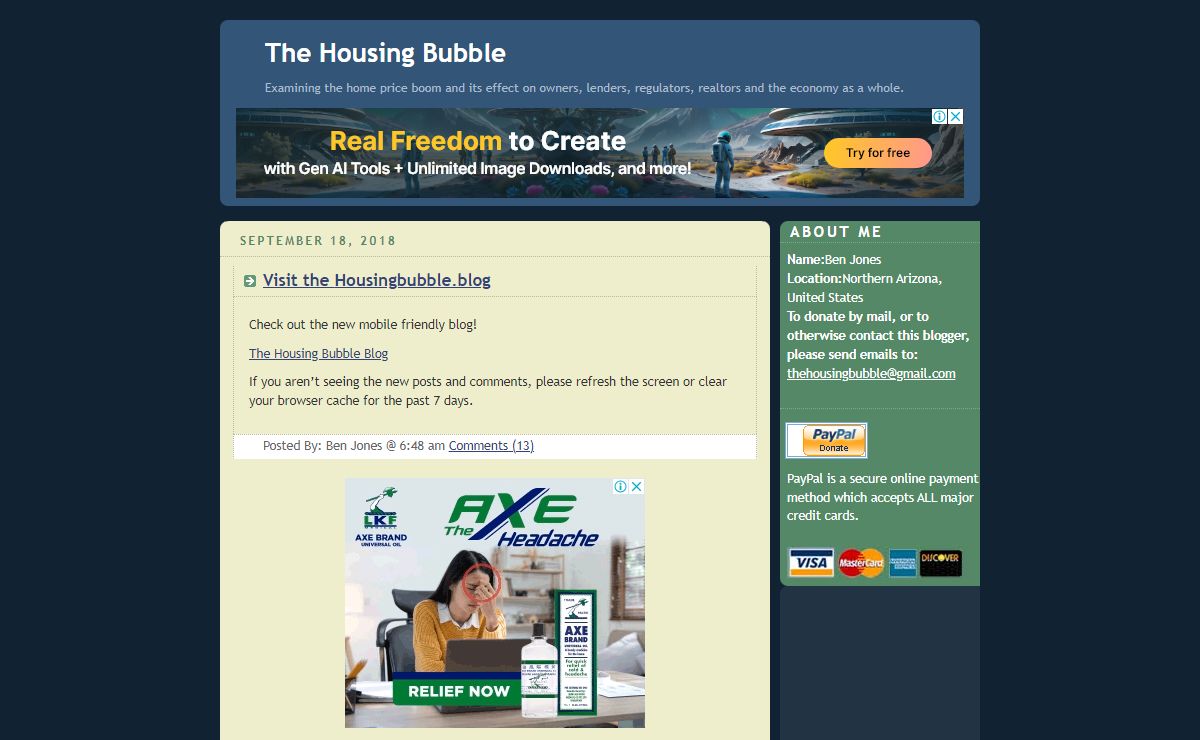 The Housing Bubble Blog