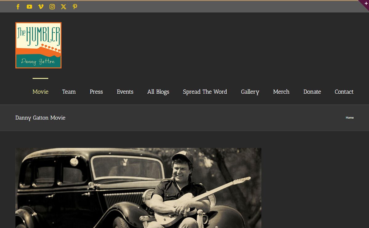 Danny Gatton Movie - THE HUMBLER - Danny Gatton