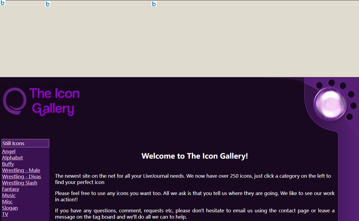 The Icon Gallery...