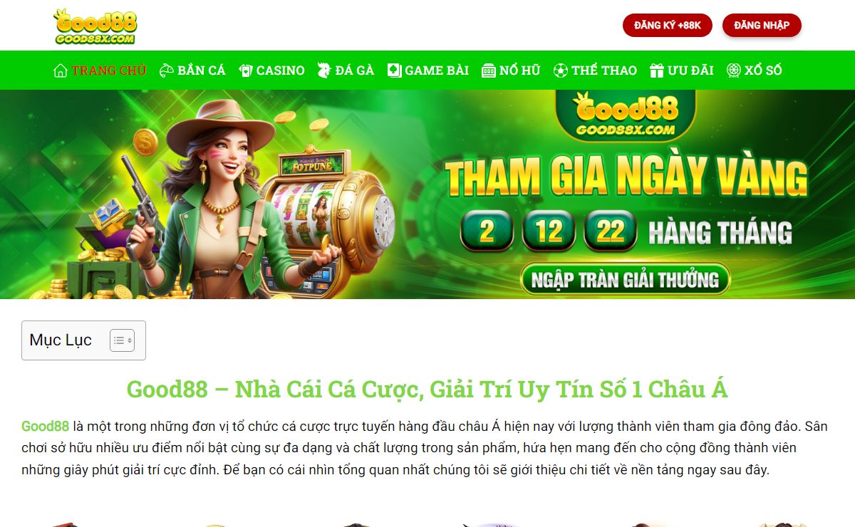 Good88 - Casino Good88 Trực Tuyến | Trang Chủ Good88 com