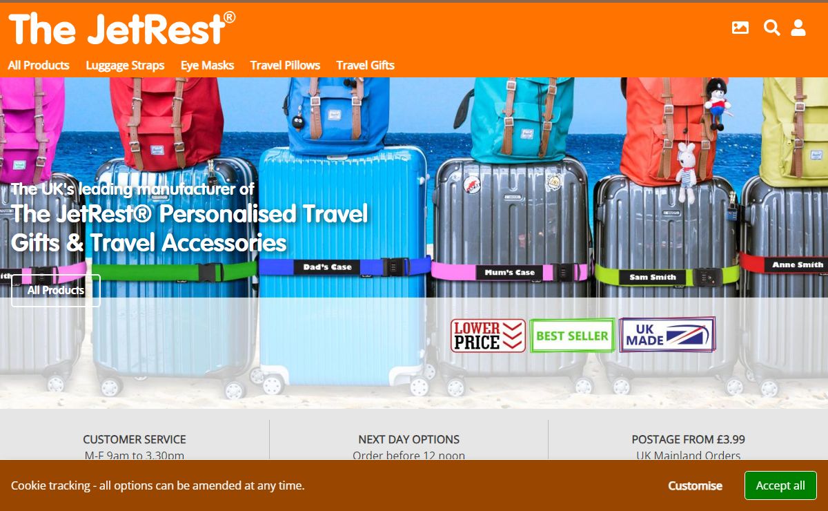 The JetRest | Personalised Travel Accessories & Travel Gifts