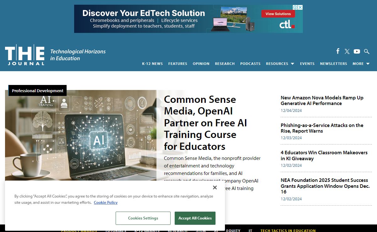 THE Journal: Technological Horizons in Education -- THE Journal