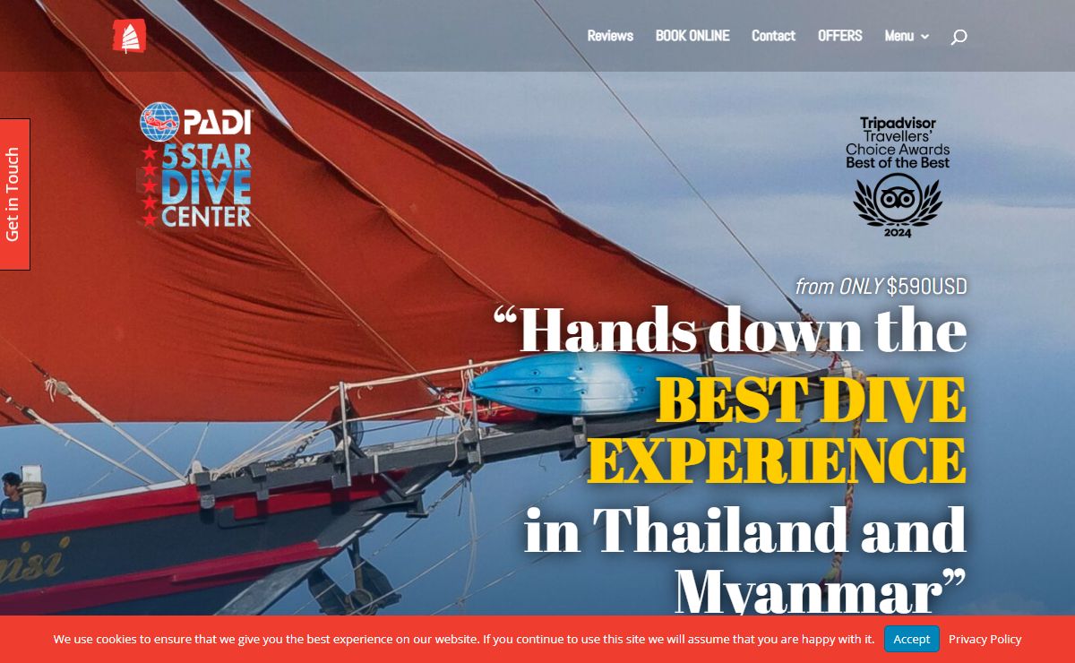 Luxury Diving Liveaboard | Thailand and Myanmar