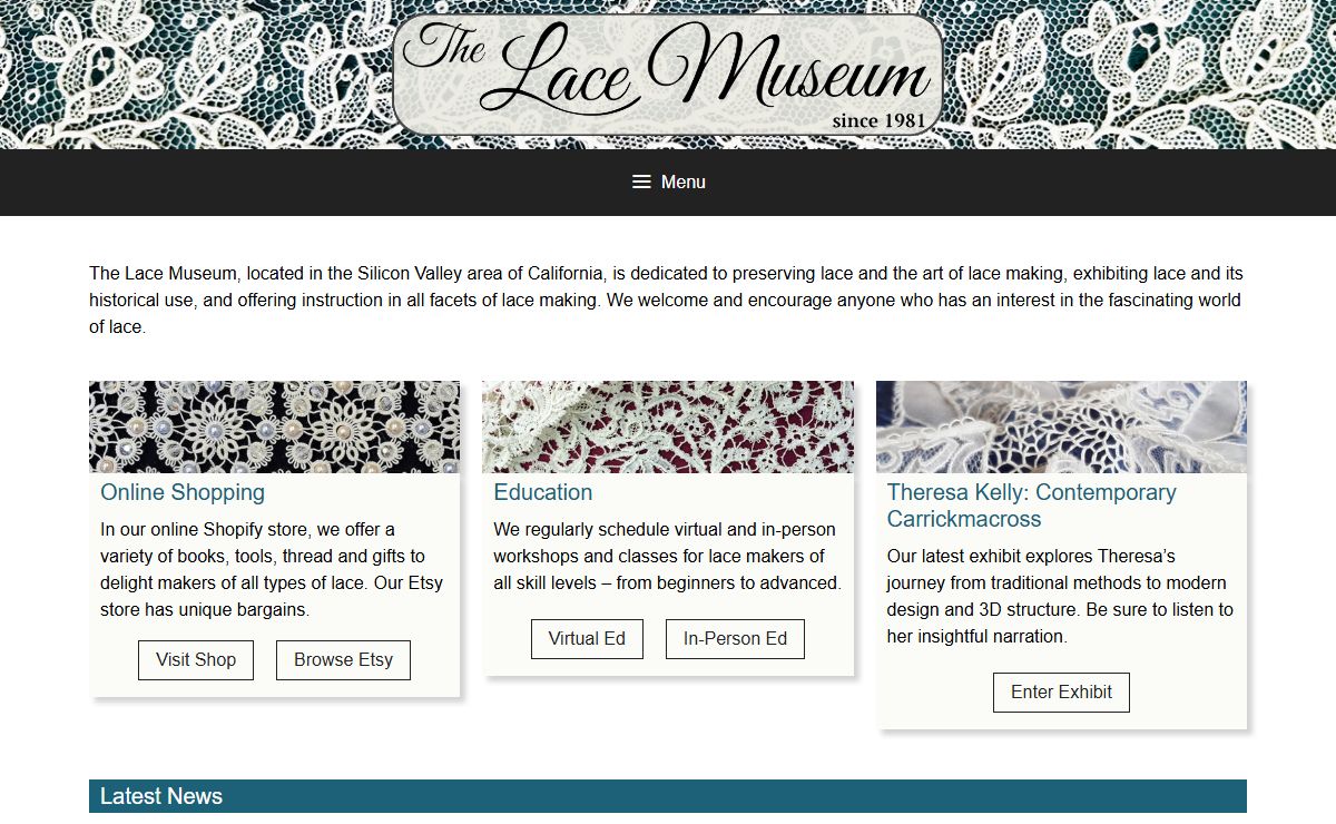 The Lace Museum – Silicon Valley, California