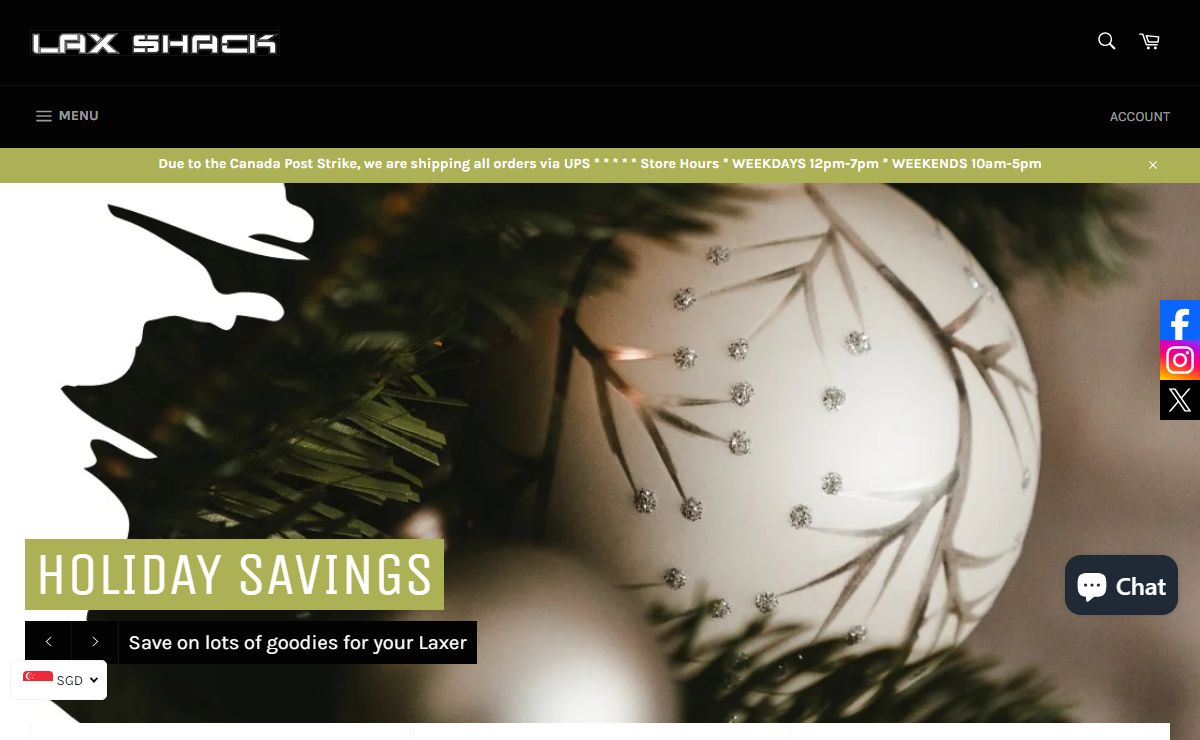 Lacrosse Retail & OnLine Store – The Lax Shack
