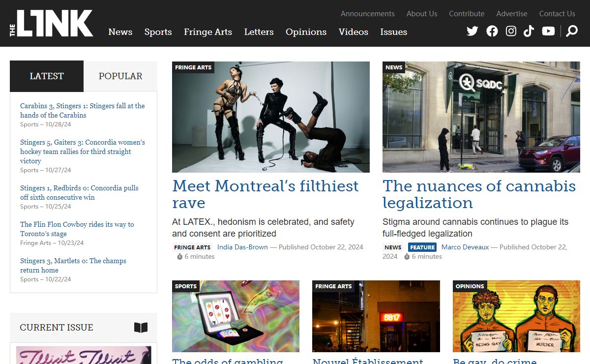 The Link – Concordia’s Independent Newspaper Since 1980