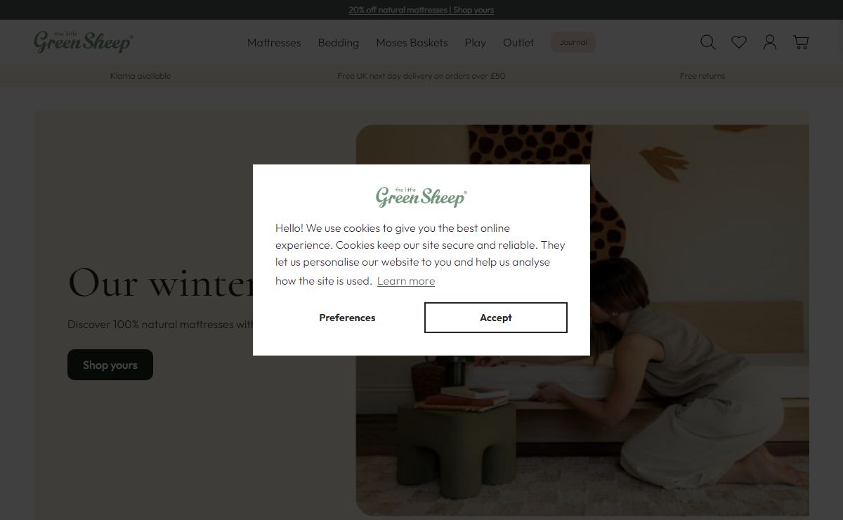The Little Green Sheep ‐ Organic Baby Mattress | Organic Baby Bedding