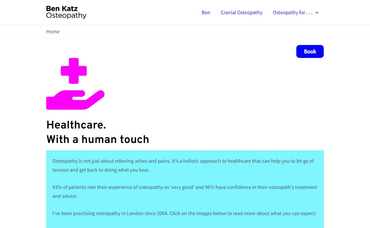 Osteopathy in Hackney, East London | Ben Katz | Registered Osteopath