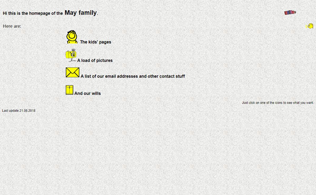 May family homepage