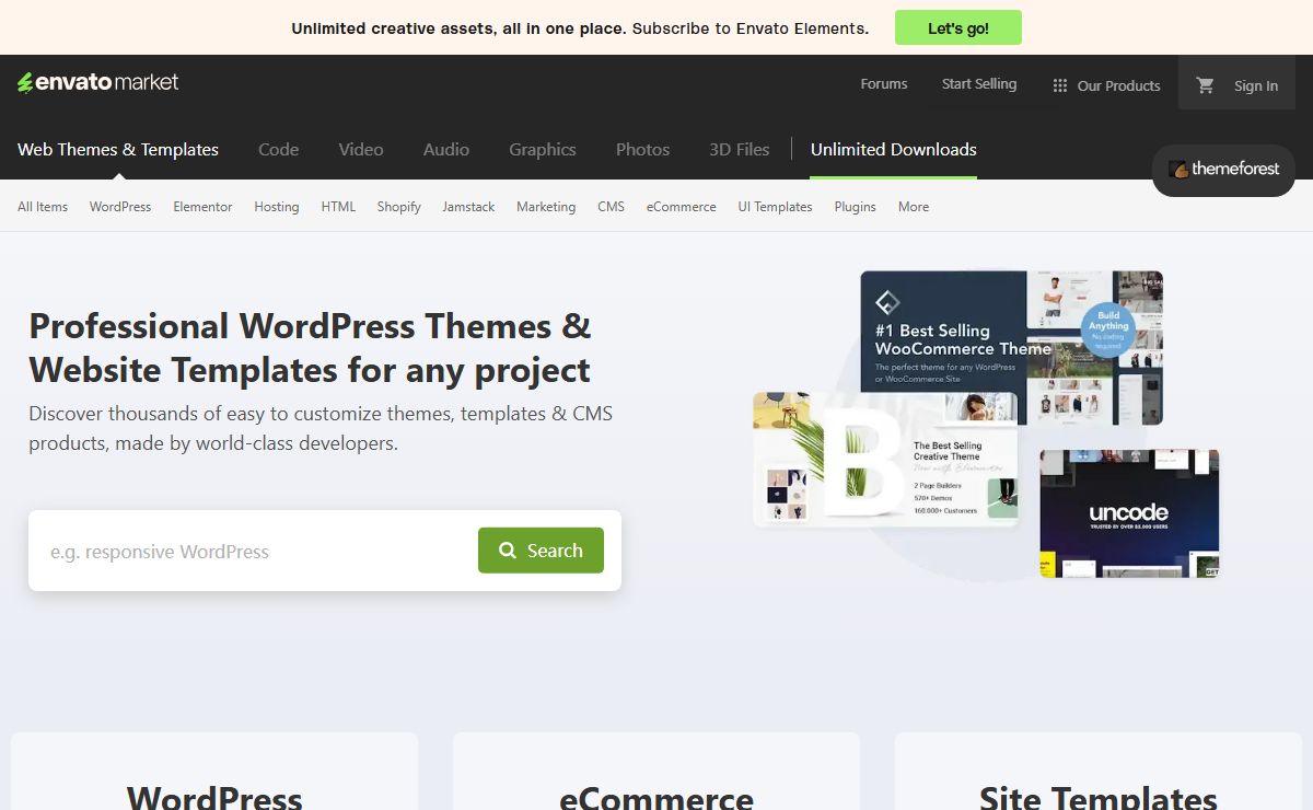 WordPress Themes & Website Templates from ThemeForest