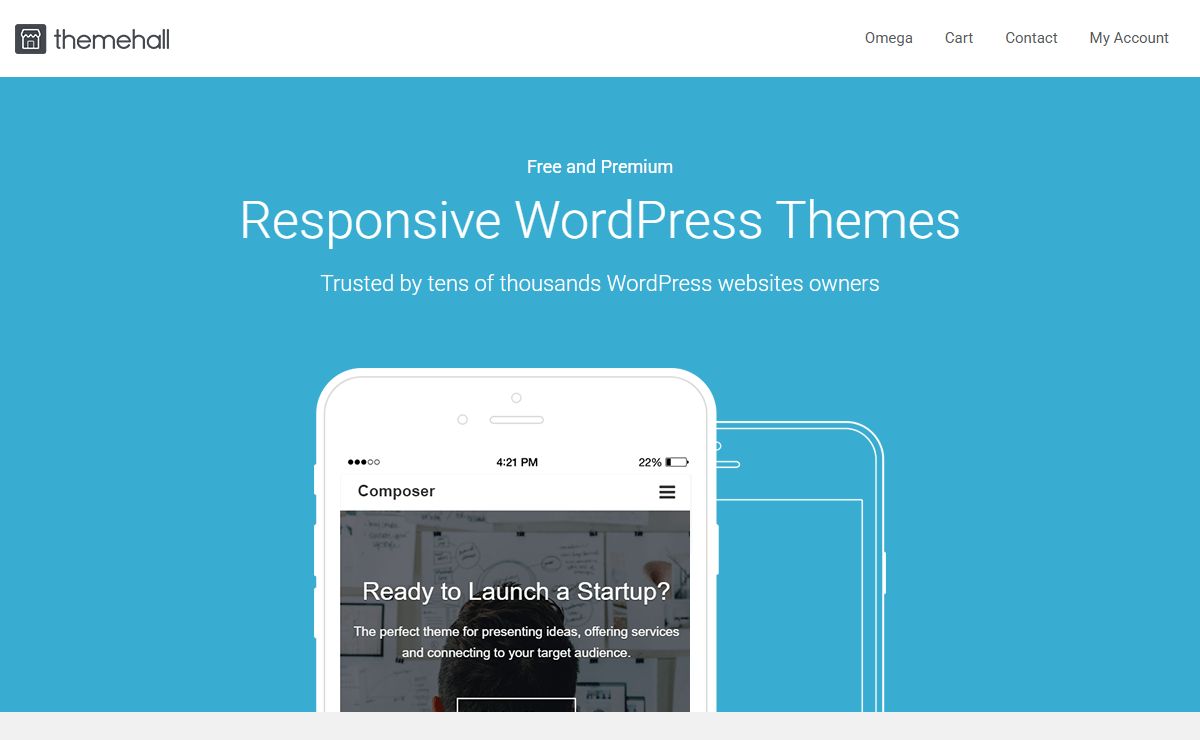 Optimized WordPress Themes by Themehall