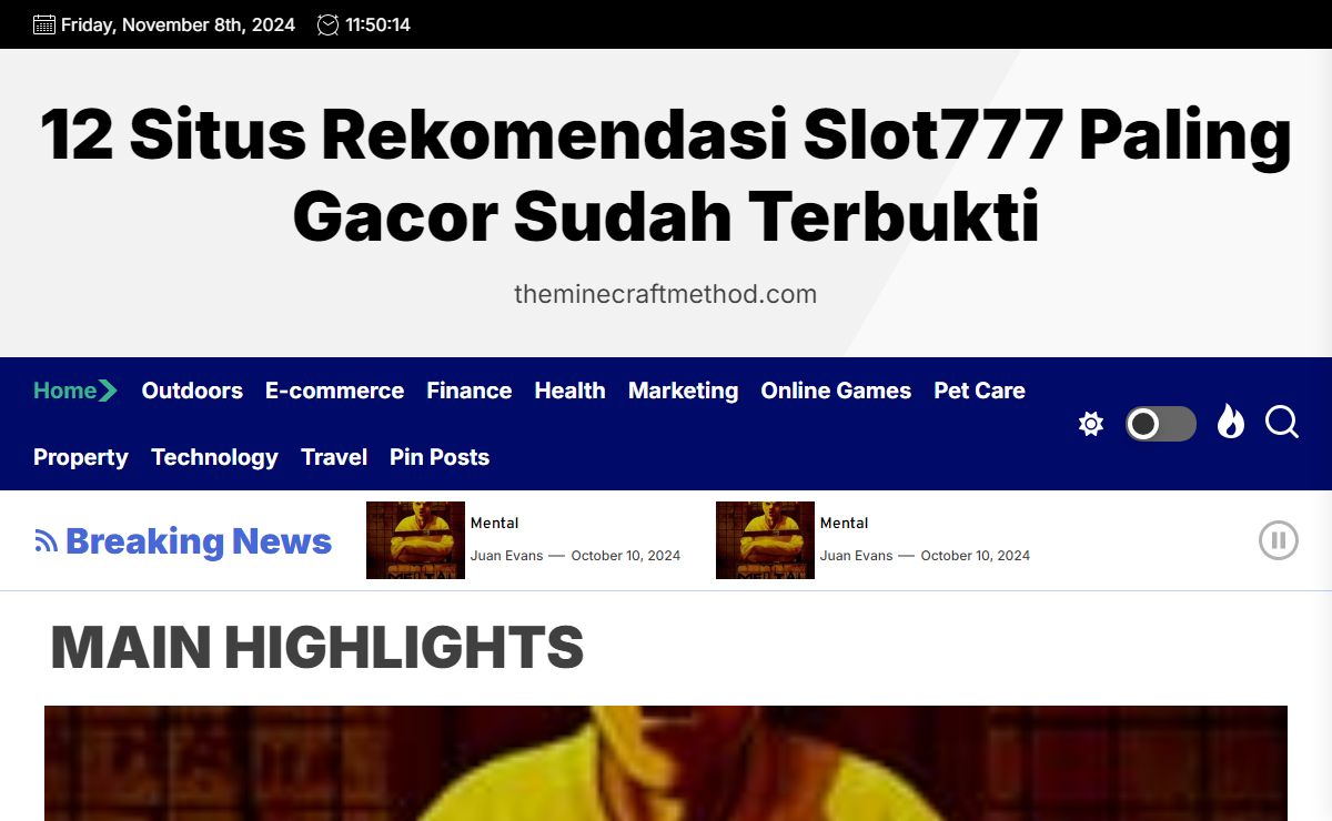 12 Situs Rekomendasi Slot777 Paling Gacor Sudah Terbukti - theminecraftmethod.com